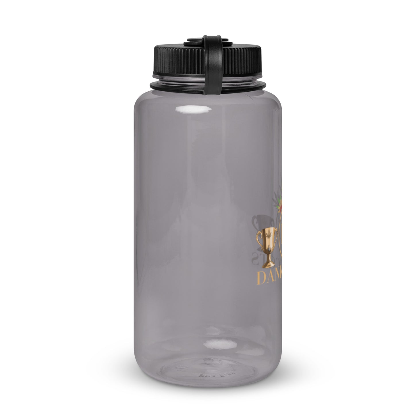 Wide mouth plastic water bottle