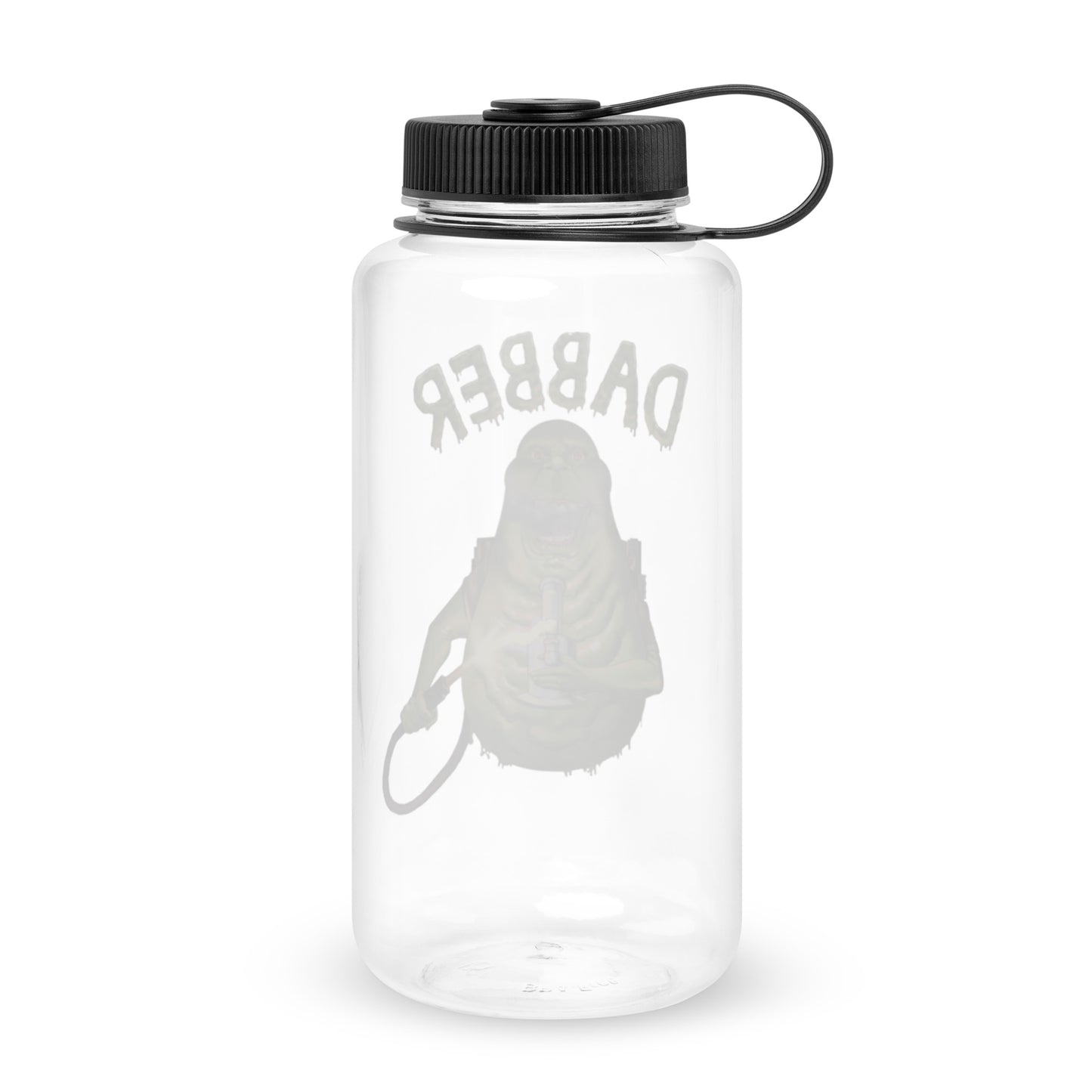 Wide mouth plastic water bottle