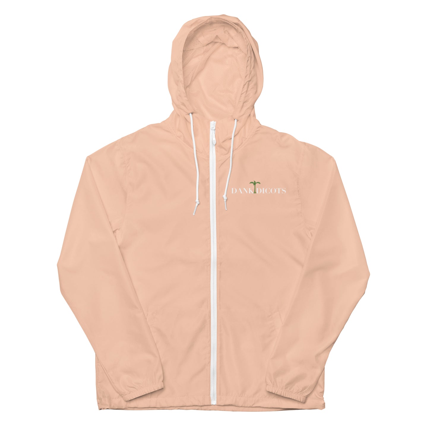 Unisex lightweight zip up windbreaker