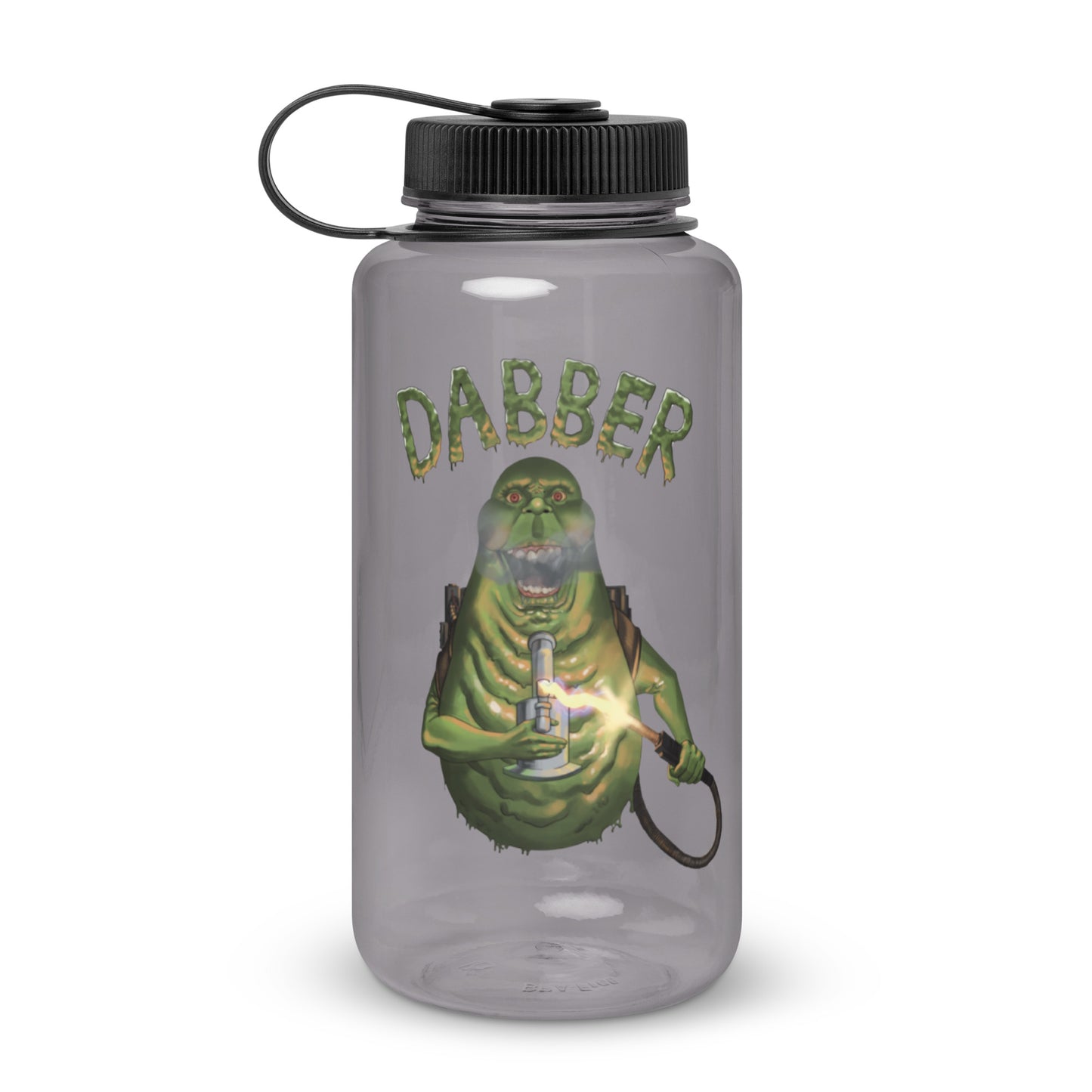 Wide mouth plastic water bottle