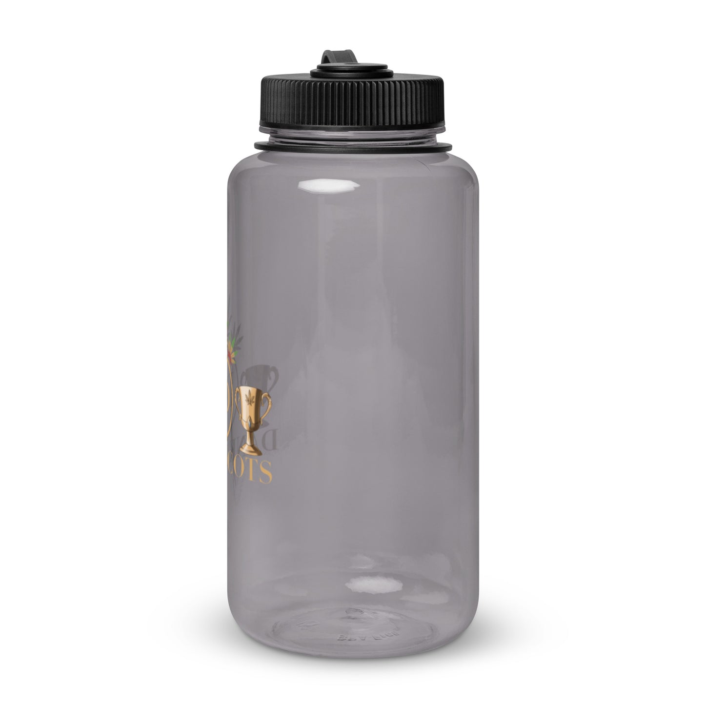 Wide mouth plastic water bottle