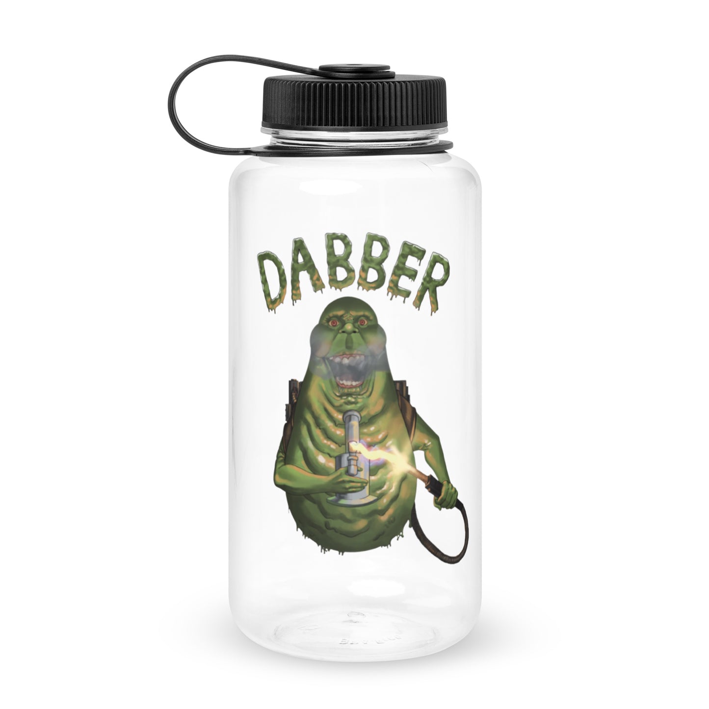 Wide mouth plastic water bottle